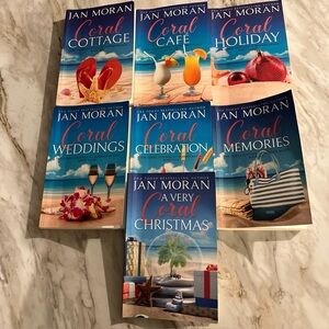 Jan Moran Coral Cottage At Summer Beach Softcover Books (1-7)